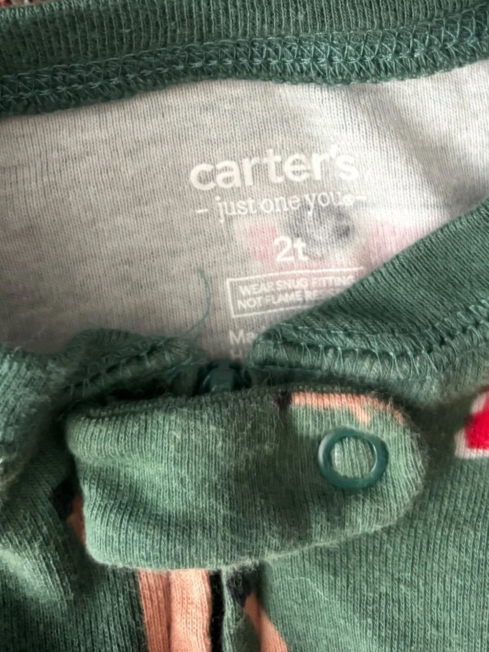 Carters 2T Pajamas 4 Piece Bundle